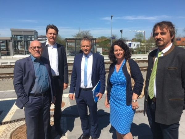 Verkehrsministerbesuch - Aktuelles vom Leutkircher Bürgerbahnhof