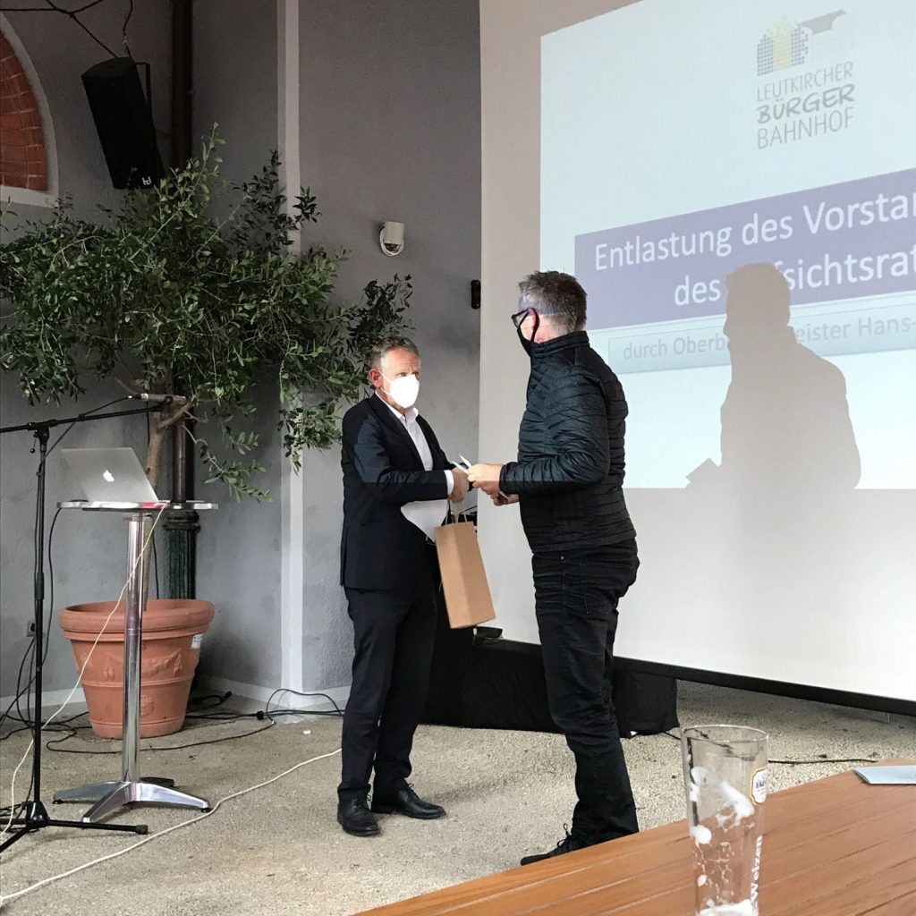 Leutkircher Bürgerbahnhof Mitgliederversammlung