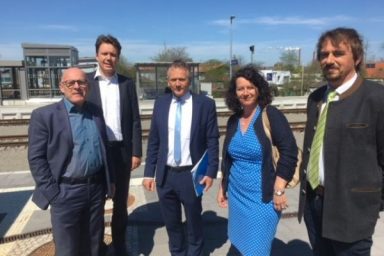 Verkehrsministerbesuch - Aktuelles vom Leutkircher Bürgerbahnhof